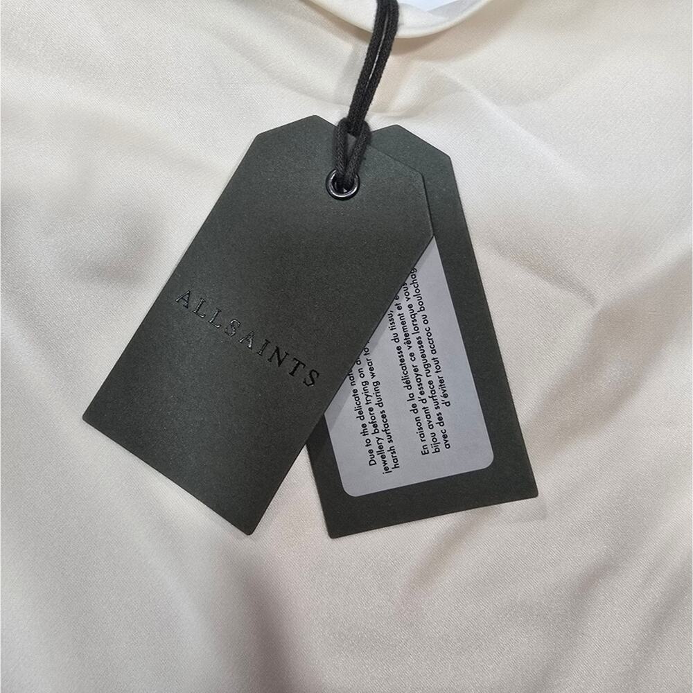 ALLSAINTS Hadley Dress in Arctic White Size 6 - Picture 8 of 14